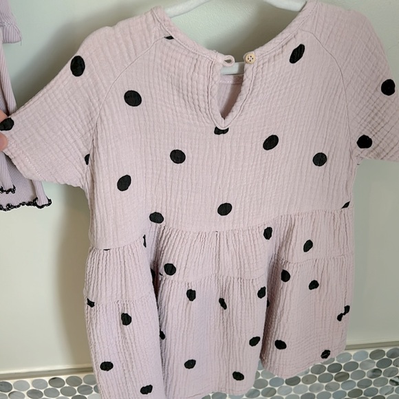 Zara Textured Dress & Leggings Set - Picture 5 of 6